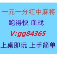 诚信为本一元一分跑的快血战效率麻将无押无力