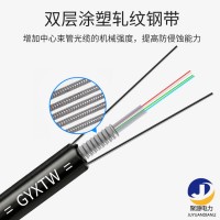 4芯单模铠装光缆 束管式室外光缆GYXTW 架空监控专用光缆