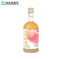 百未草蜜桃蜂蜜酒配制酒OEM贴牌代加工生产山东庆葆堂