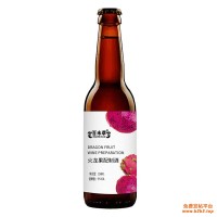 火龙果配制酒瓶装定制 多种规格100ml-500ml 源头工厂支持多种口味定制可出口