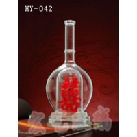 湖南工艺酒瓶生产企业/宏艺玻璃制品厂家定做内画酒瓶